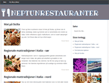 Tablet Screenshot of neptunrestauranter.no
